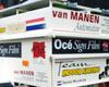 Aanhangerreclame van Manen 